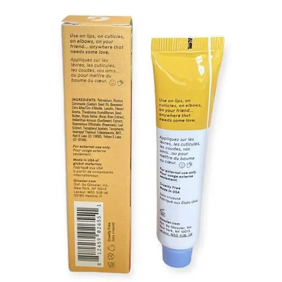 Glossier Balm Dotcom MANGO ORIGINAL FORMULA & APPLICATOR Skin Salve Lip Balm